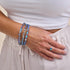 Grey | Silver | Mermaid Glass Bead Bracelet